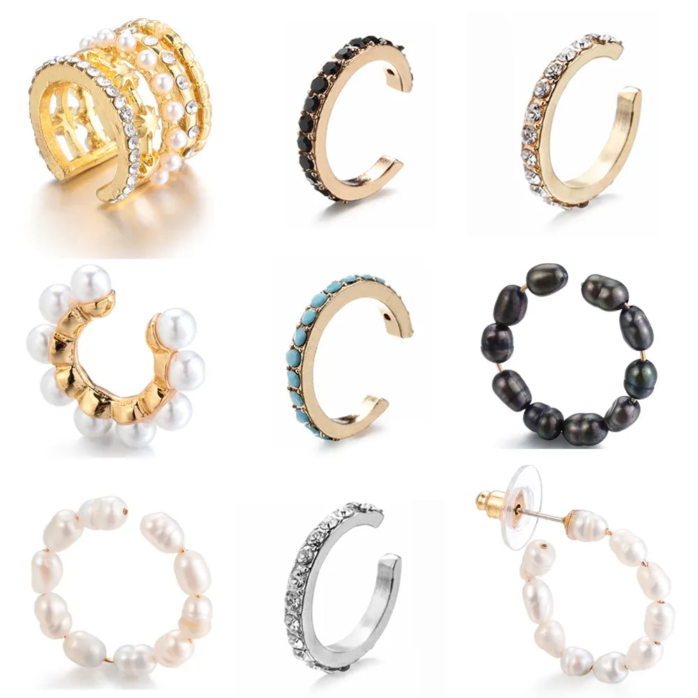 Women Ear Cuff No Pierced Pearl Ear Earrings Women - Premium from vistoi shop - Just $19.99! Shop now at vistoi shop