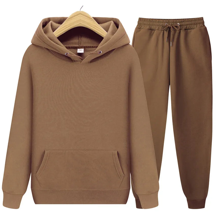 ladies casual wear suit sportswear suit solid color pullover + pants - Premium from vistoi shop - Just $44.99! Shop now at vistoi shop