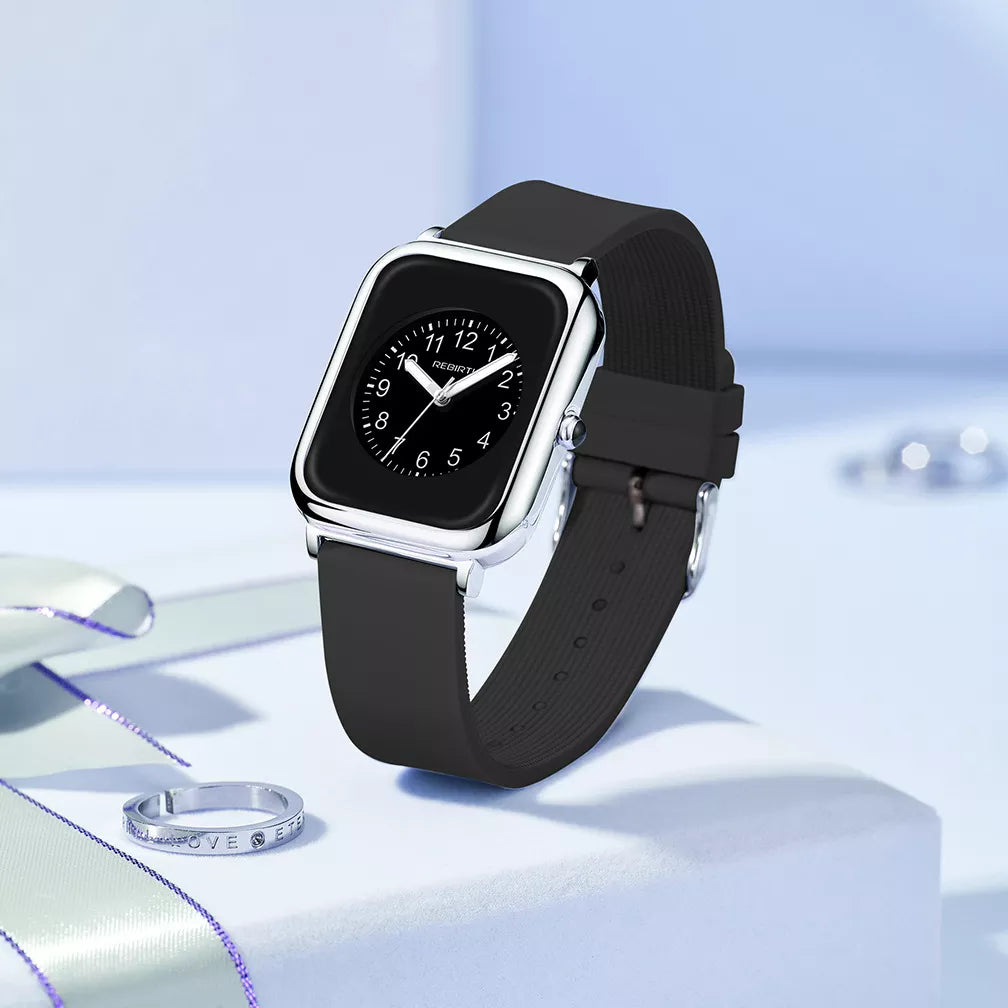 Fashion Women's Watch Silicone Watchband Simple Green Pink Arabic Numerals Female Quartz Wristwatch Relojes Para Mujer - Premium from vistoi shop - Just $34.99! Shop now at vistoi shop