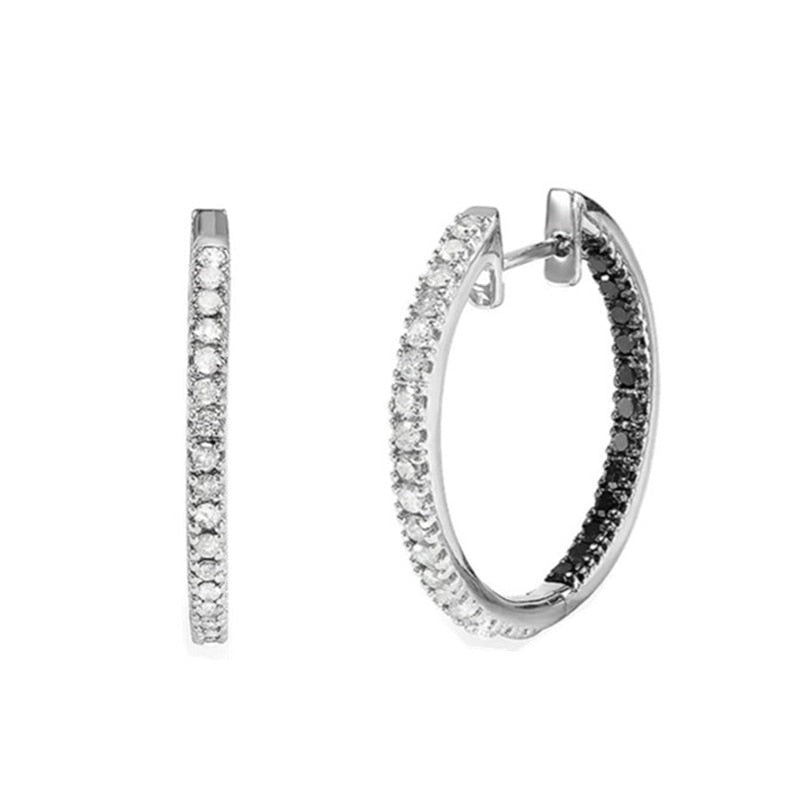 Engagement Hoop Earrings for Women Jewelry