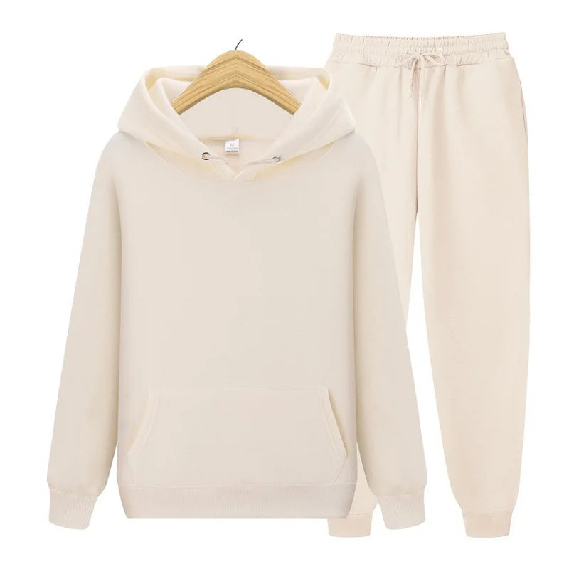 ladies casual wear suit sportswear suit solid color pullover + pants - Premium from vistoi shop - Just $44.99! Shop now at vistoi shop