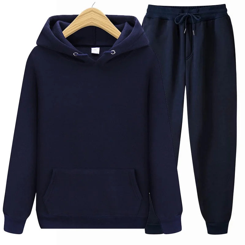 ladies casual wear suit sportswear suit solid color pullover + pants - Premium from vistoi shop - Just $44.99! Shop now at vistoi shop