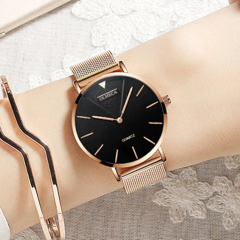 Fashion Ultra Thin Quartz Ladies Wrist Watches Brand Rose - Premium from vistoi shop - Just $28.99! Shop now at vistoi shop