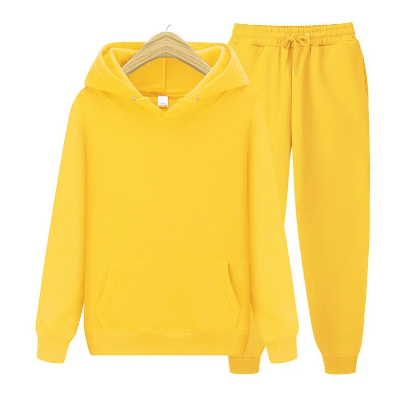 ladies casual wear suit sportswear suit solid color pullover + pants - Premium from vistoi shop - Just $44.99! Shop now at vistoi shop