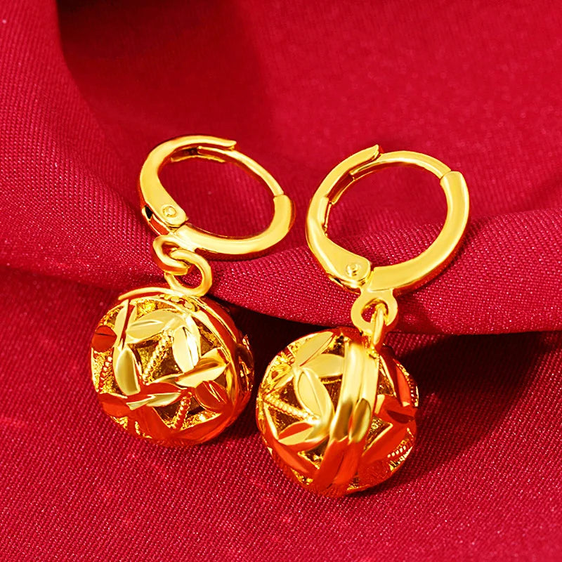 Fashion Round Women's Earrings Exquisite Wedding Jewelry - Premium from vistoi shop - Just $29.44! Shop now at vistoi shop