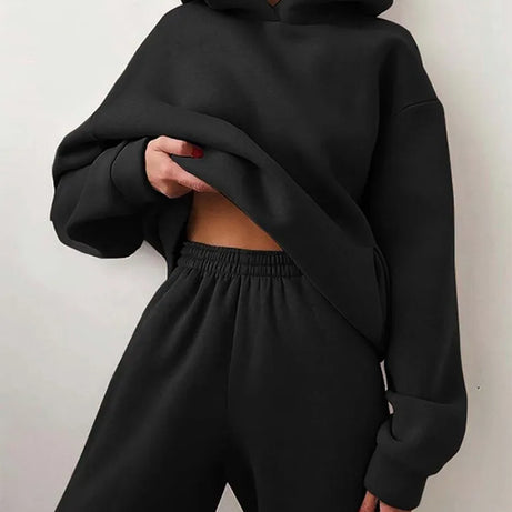 Winter Two Piece Sets Women Tracksuit Suit 2023 Autumn Sweatshirt - Premium  from vistoi shop - Just $49.99! Shop now at vistoi shop