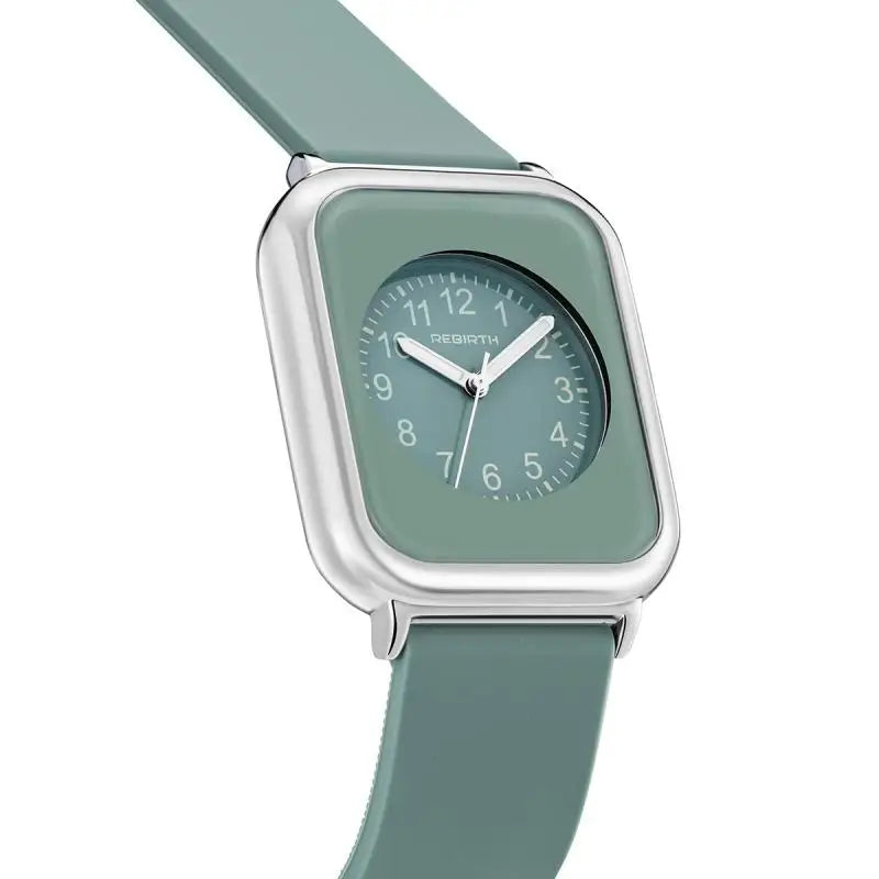 Fashion Women's Watch Silicone Watchband Simple Green Pink Arabic Numerals Female Quartz Wristwatch Relojes Para Mujer - Premium from vistoi shop - Just $34.99! Shop now at vistoi shop