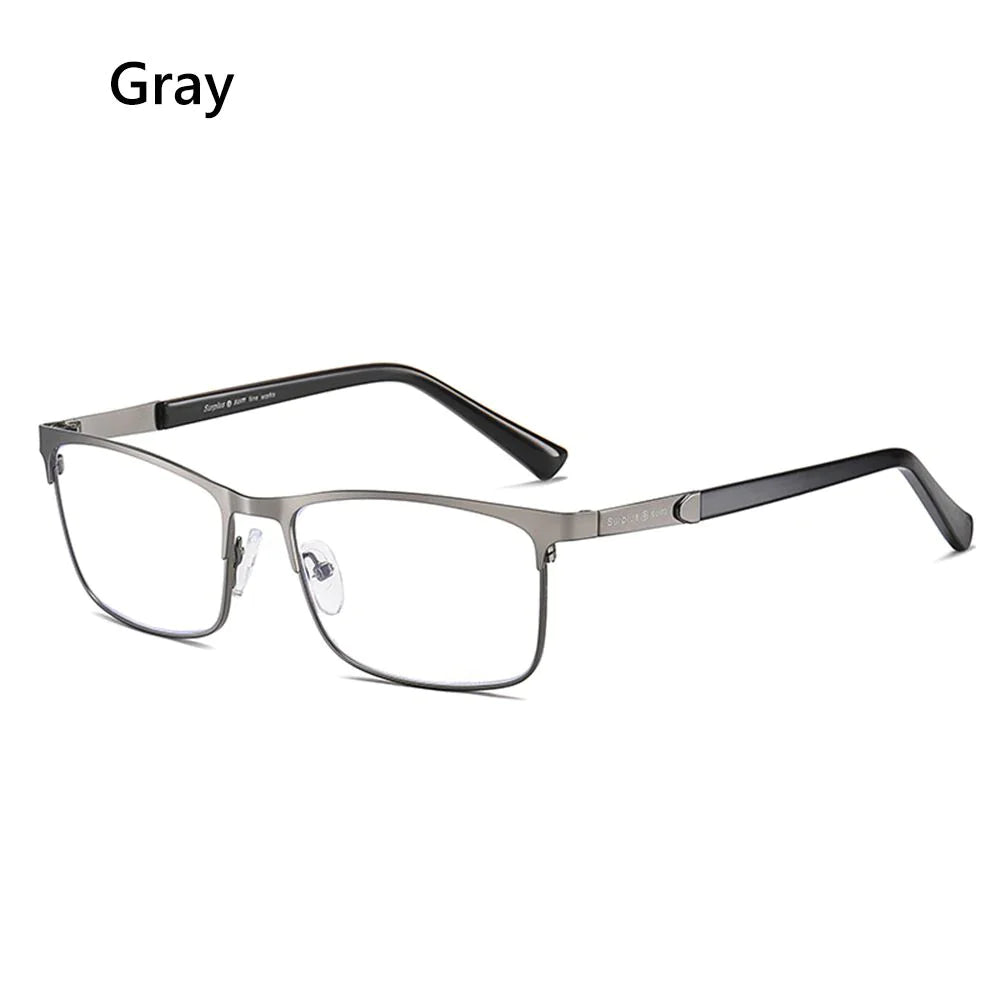 Classic Reading Glasses Metal Frame Men Anti Blue - Premium from vistoi shop - Just $14.99! Shop now at vistoi shop