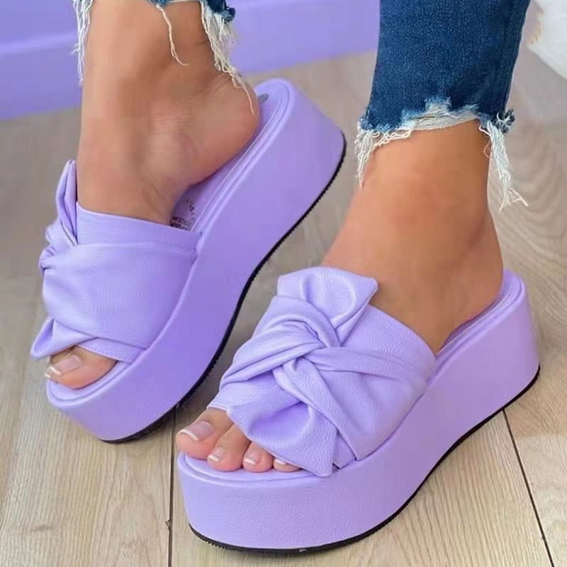 New Sandals Slip On Heels Sandals Women Summer 2023 Platform - Premium from vistoi shop - Just $29.99! Shop now at vistoi shop