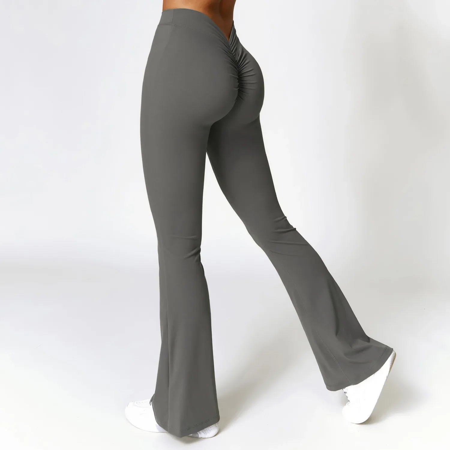 Women Flare Pants Sport Seamless Leggings High Waist Yoga Leggings Gym - Premium from vistoi shop - Just $47.99! Shop now at vistoi shop
