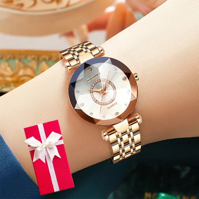Women Watches Top Brand Luxury 2023 Rose Gold Bracelet - Premium from vistoi shop - Just $29.99! Shop now at vistoi shop
