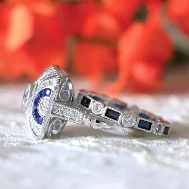 Ring for Women 925 Sliver Gemstone Jewelry - Premium from vistoi shop - Just $29.99! Shop now at vistoi shop