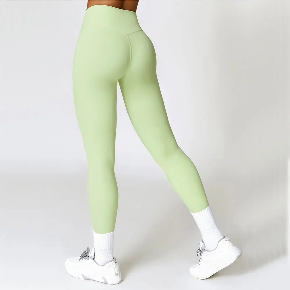 Nylon Gym Workout Yoga Pants Women Leggings For Fitness High - Premium from vistoi shop - Just $33.99! Shop now at vistoi shop