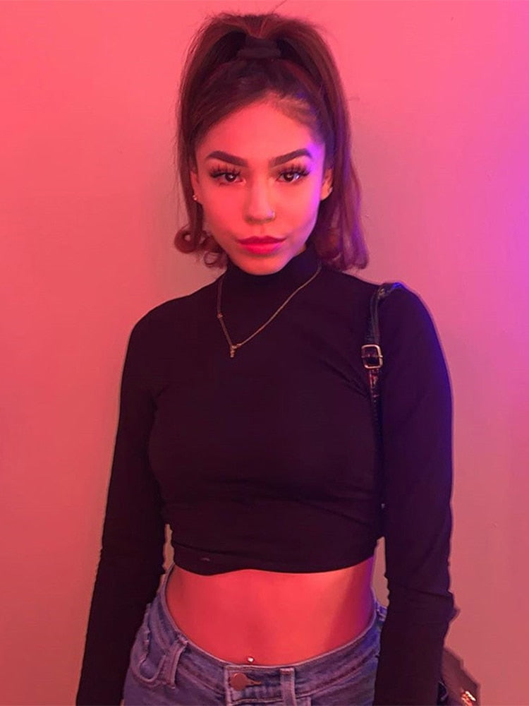 women cotton hollow out t-shirt bandage backless 2023