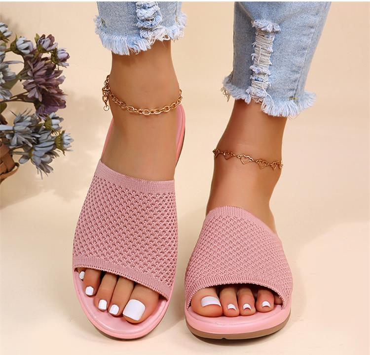 Sandals Women Elastic Casual Indoor Outdoor Slipper Summer Sandals For Beach - Premium from vistoi shop - Just $29.99! Shop now at vistoi shop