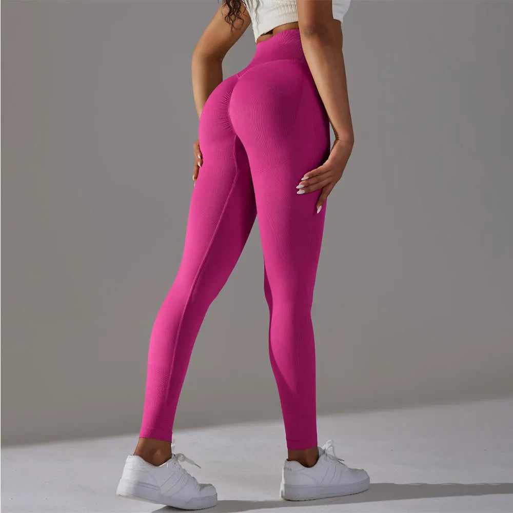 Yoga Pants Women Fitness Running High Waist Slim Leggings Push Up - Premium from vistoi shop - Just $32.99! Shop now at vistoi shop