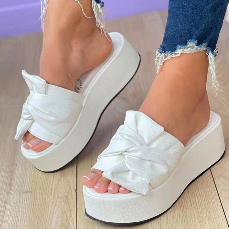 New Sandals Slip On Heels Sandals Women Summer 2023 Platform - Premium from vistoi shop - Just $29.99! Shop now at vistoi shop