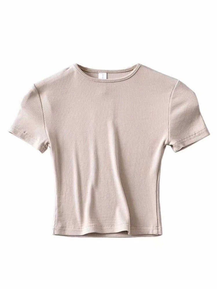 Fashion Casual 2023 Summer Woman Slim Fit t-shirt - Premium from vistoi shop - Just $24.42! Shop now at vistoi shop