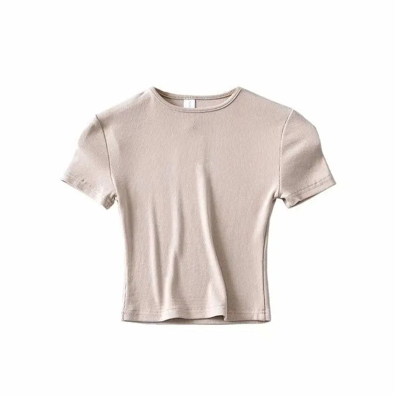 Fashion Casual 2023 Summer Woman Slim Fit t-shirt - Premium from vistoi shop - Just $24.42! Shop now at vistoi shop