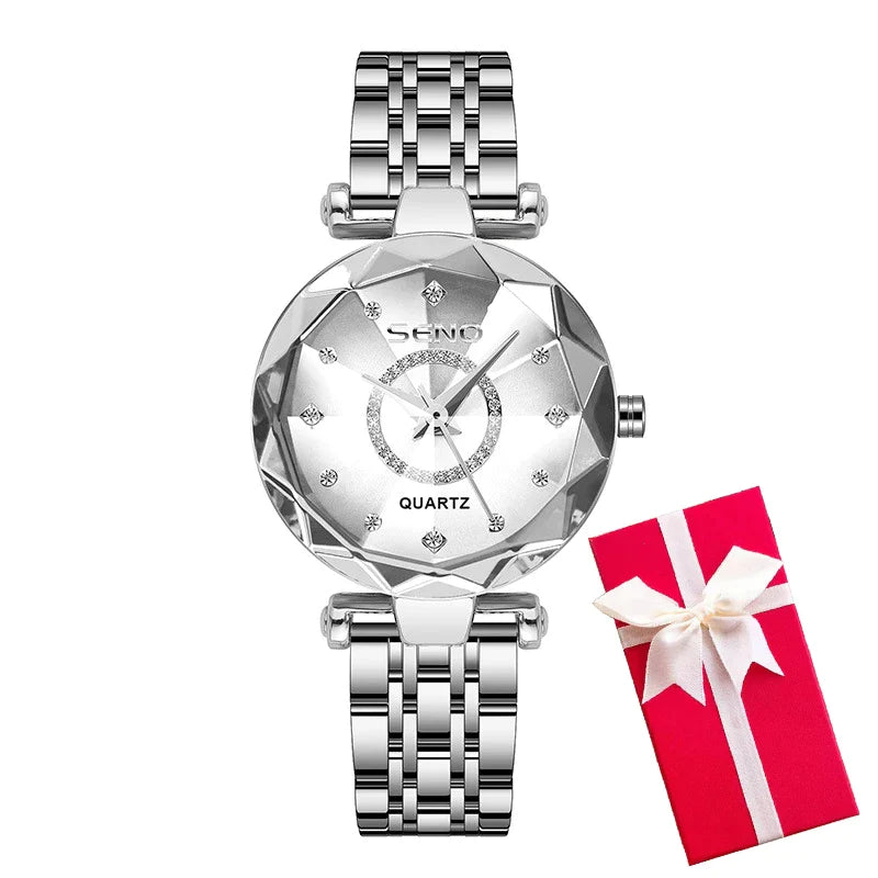Women Watches Top Brand Luxury 2023 Rose Gold Bracelet - Premium from vistoi shop - Just $29.99! Shop now at vistoi shop