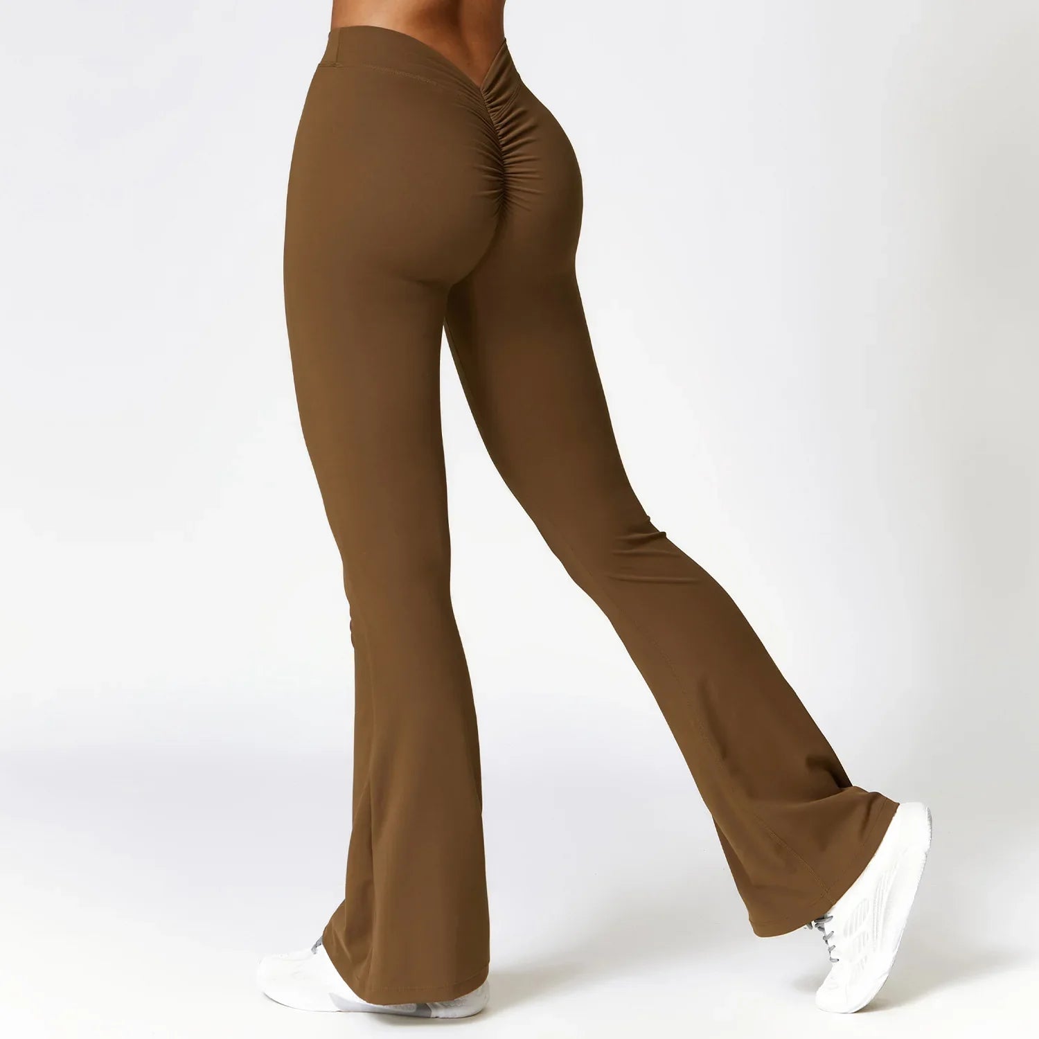 Women Flare Pants Sport Seamless Leggings High Waist Yoga Leggings Gym - Premium from vistoi shop - Just $47.99! Shop now at vistoi shop