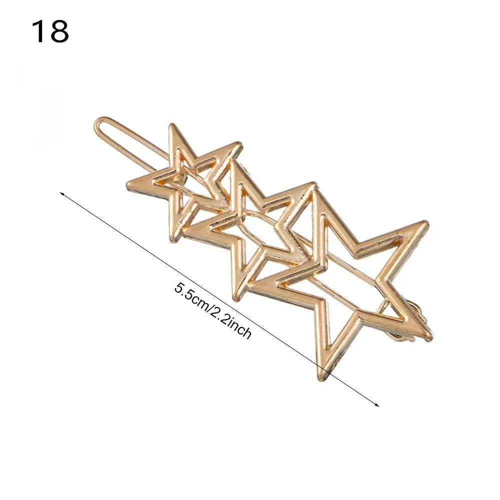 Geometric Ponytail Hairpins Bobby Pins Knot Hair - Premium from vistoi shop - Just $12.99! Shop now at vistoi shop