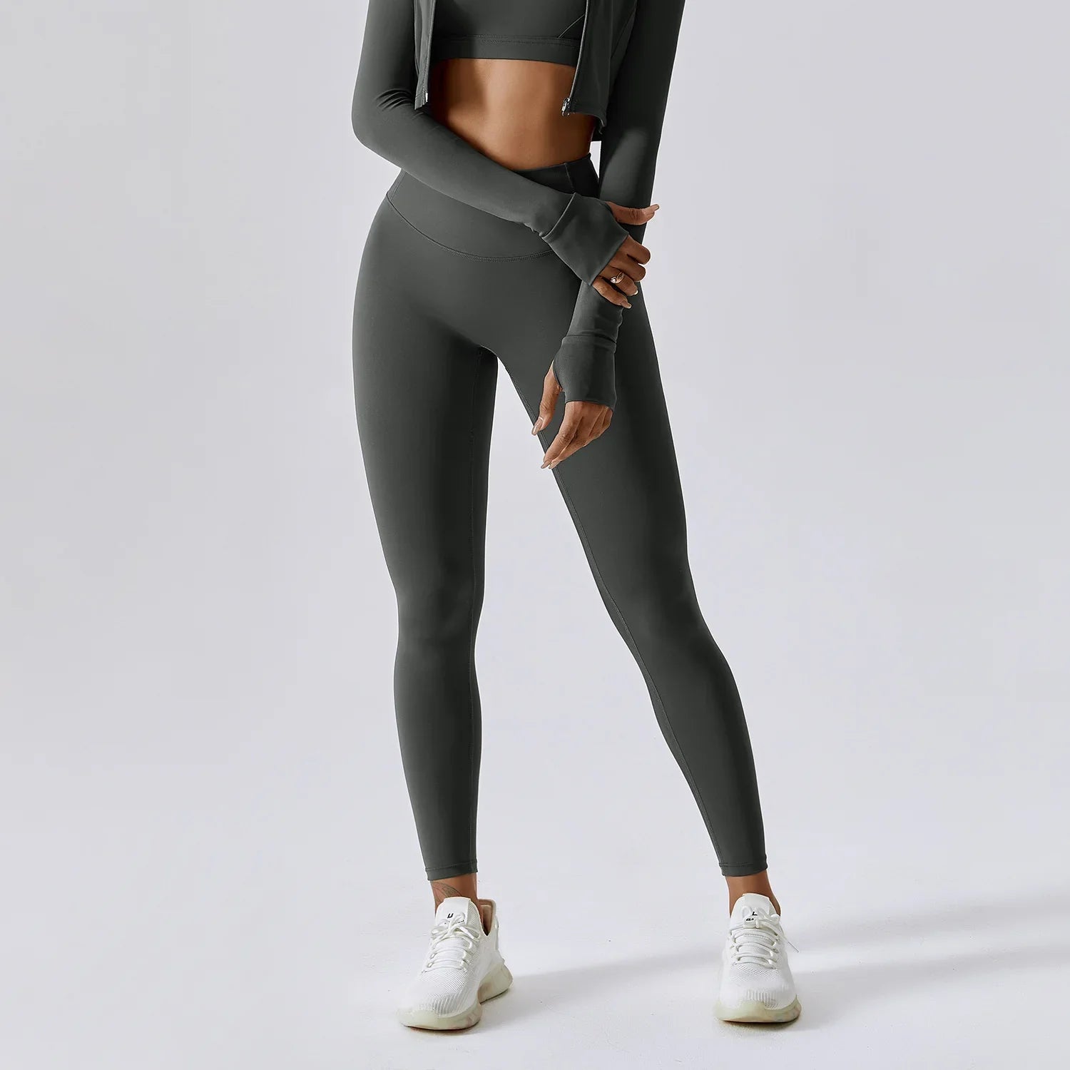 Leggings High Waist Nude Feeling Push Up Sports Women's Fitness Gym - Premium from vistoi shop - Just $36.99! Shop now at vistoi shop
