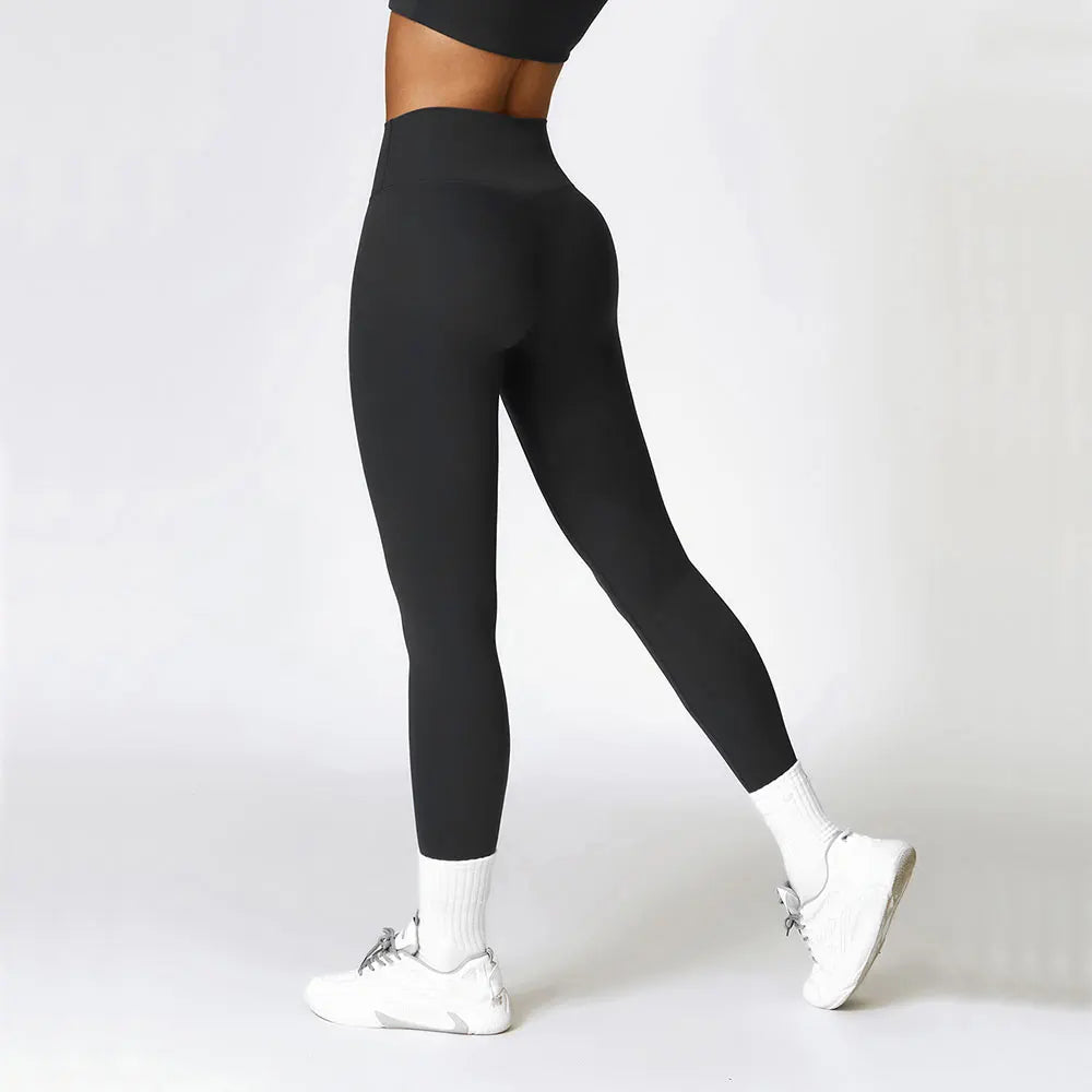 Nylon Gym Workout Yoga Pants Women Leggings For Fitness High - Premium from vistoi shop - Just $33.99! Shop now at vistoi shop