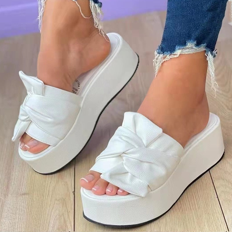 New Sandals Slip On Heels Sandals Women Summer 2023 Platform - Premium from vistoi shop - Just $29.99! Shop now at vistoi shop