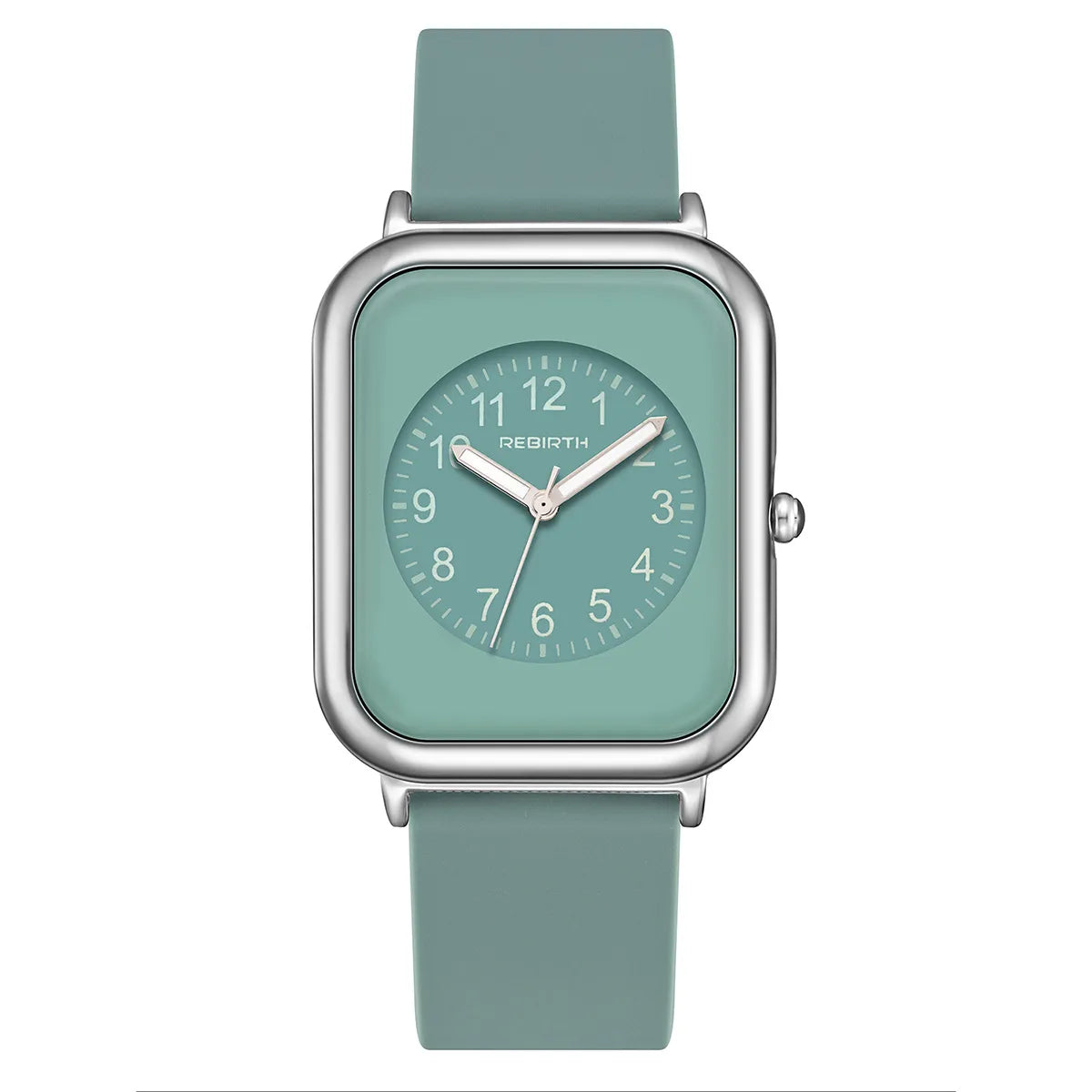 Fashion Women's Watch Silicone Watchband Simple Green Pink Arabic Numerals Female Quartz Wristwatch Relojes Para Mujer - Premium from vistoi shop - Just $34.99! Shop now at vistoi shop