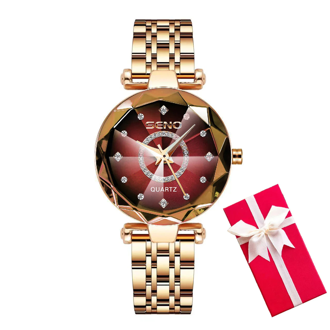 Women Watches Top Brand Luxury 2023 Rose Gold Bracelet - Premium from vistoi shop - Just $29.99! Shop now at vistoi shop