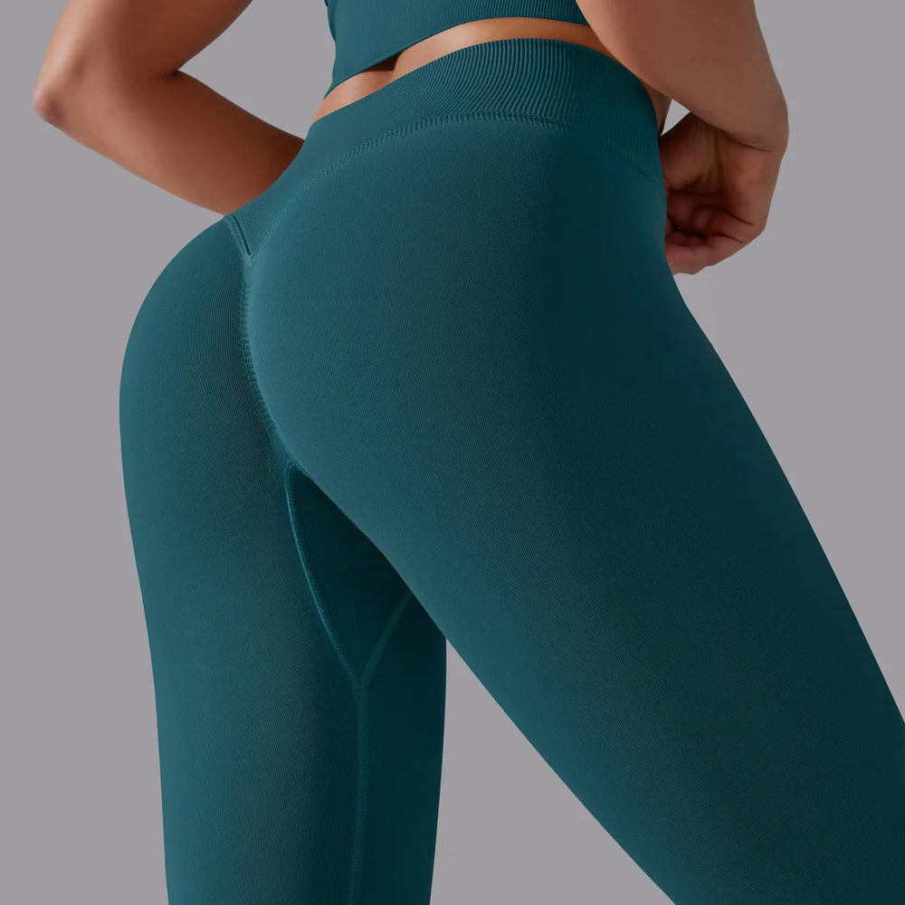 Seamless Leggings Women's Butt' Lift Curves Push Up Fitness Workout - Premium from vistoi shop - Just $33.99! Shop now at vistoi shop