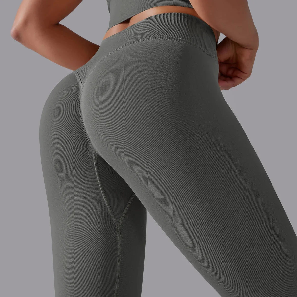 Seamless Leggings Women's Butt' Lift Curves Push Up Fitness Workout - Premium from vistoi shop - Just $33.99! Shop now at vistoi shop