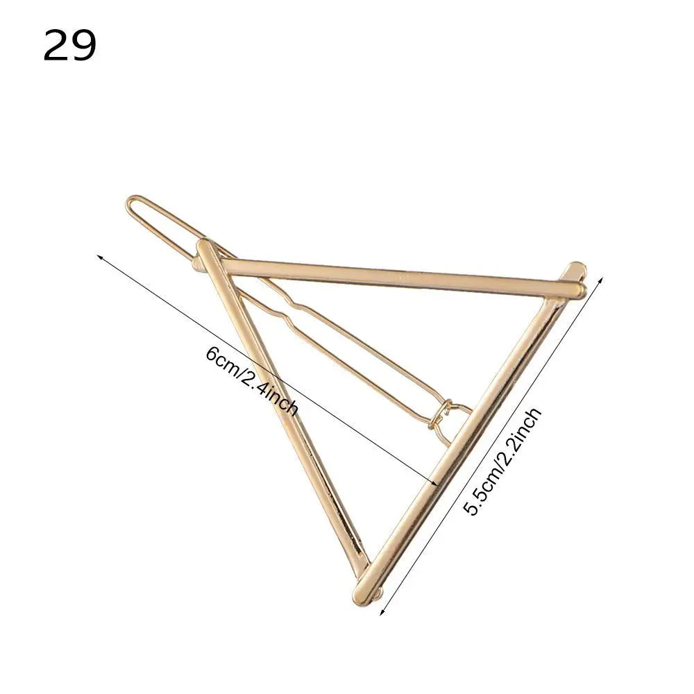 Geometric Ponytail Hairpins Bobby Pins Knot Hair - Premium from vistoi shop - Just $12.99! Shop now at vistoi shop
