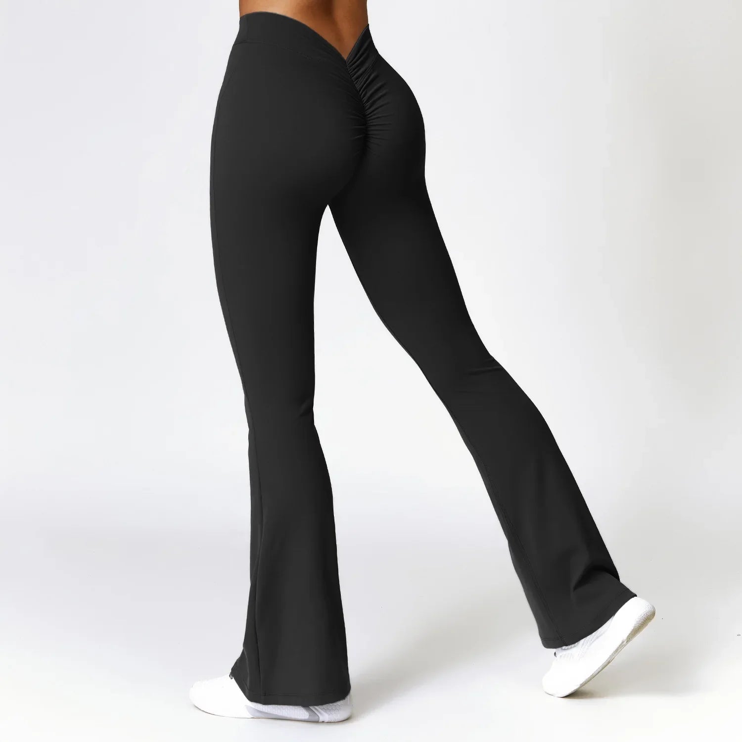 Women Flare Pants Sport Seamless Leggings High Waist Yoga Leggings Gym - Premium from vistoi shop - Just $47.99! Shop now at vistoi shop
