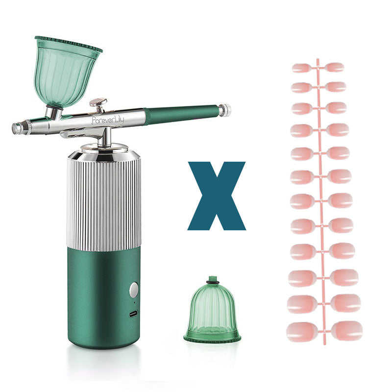 Portable Paint Spray Gun Airbrush Mini Air Compressor Kit for Nail Art - Premium from vistoi shop - Just $29.99! Shop now at vistoi shop