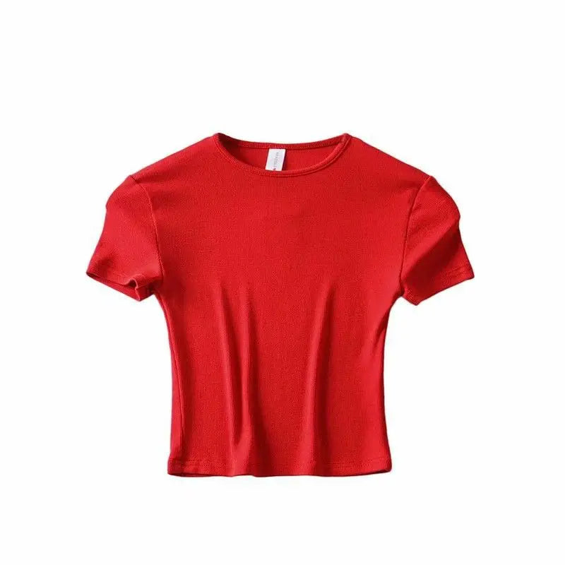 Fashion Casual 2023 Summer Woman Slim Fit t-shirt - Premium from vistoi shop - Just $24.42! Shop now at vistoi shop
