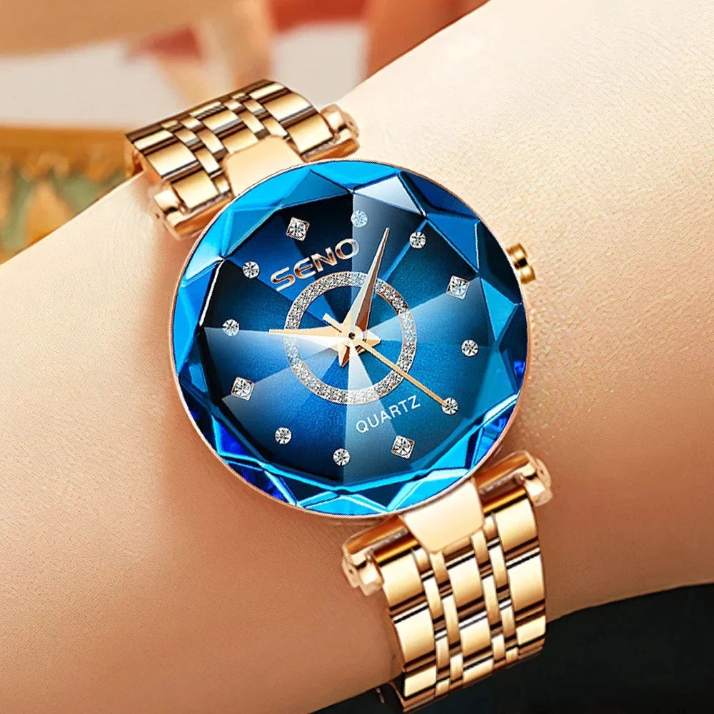 Women Watches Top Brand Luxury 2023 Rose Gold Bracelet - Premium from vistoi shop - Just $29.99! Shop now at vistoi shop