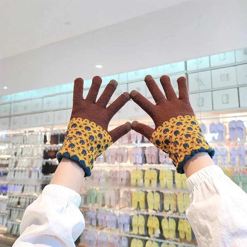 Gloves Winter Hand Warmer Gloves Thicken Fleece Knitted - Premium from vistoi shop - Just $14.99! Shop now at vistoi shop