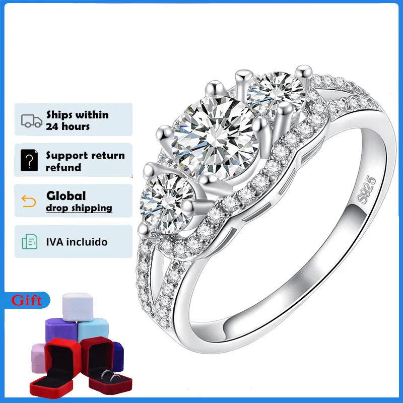 Ring Wedding Topaz Diamond style Jewelry - Premium  from vistoi shop - Just $29.99! Shop now at vistoi shop