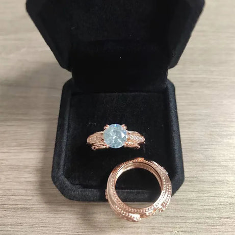 Rose Diamond Style Rings The Princess - Premium  from vistoi shop - Just $29.99! Shop now at vistoi shop