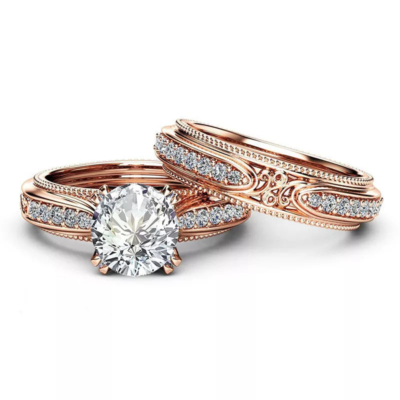 Rose Diamond Style Rings The Princess - Premium  from vistoi shop - Just $29.99! Shop now at vistoi shop