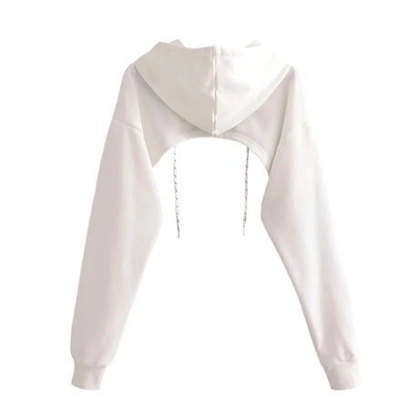 Women Summer New Fashion Super Short Hoodie Hip hop - Premium  from vistoi shop - Just $29.99! Shop now at vistoi shop