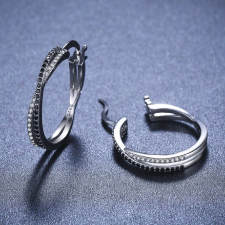 New Engagement Hoop Earrings for Women Jewelry