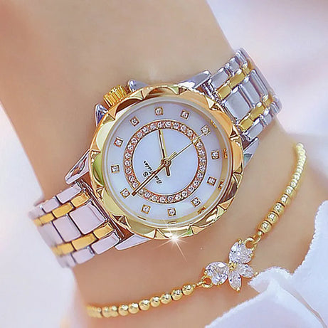 Diamond Women Watch Rhinestone Elegant Ladies Watches - Premium  from vistoi shop - Just $34.99! Shop now at vistoi shop