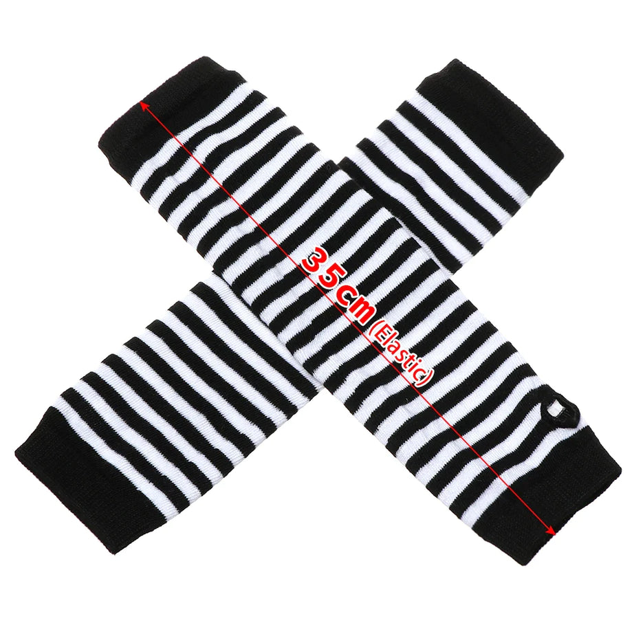 Women Girls Hand Arm Warmer Fingerless Cotton Long Glove - Premium  from vistoi shop - Just $24.99! Shop now at vistoi shop