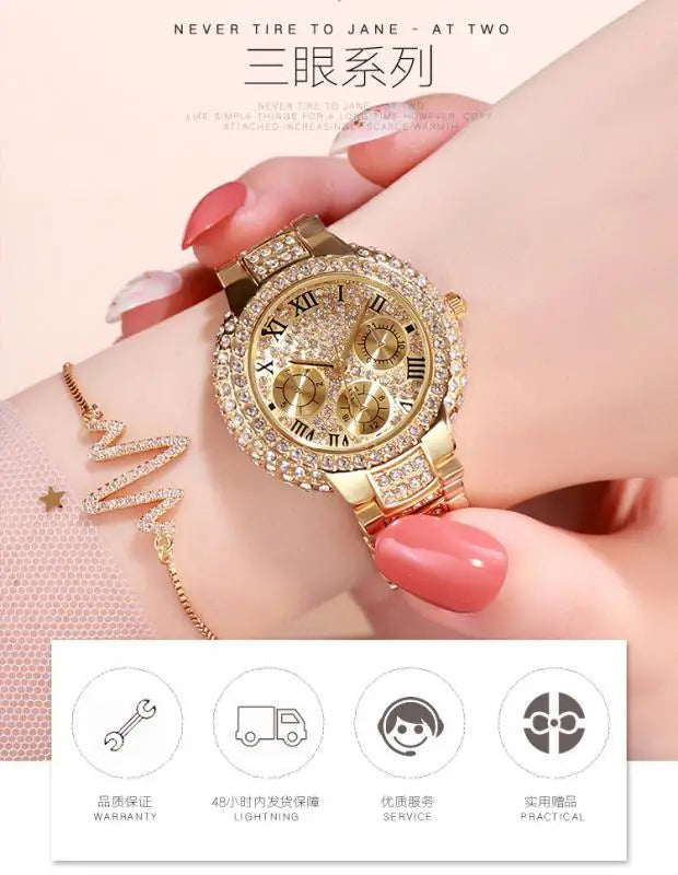 Ladies Wrist Watches Dress Gold Watch Women - Premium  from vistoi shop - Just $34.99! Shop now at vistoi shop