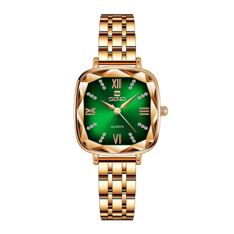 Pretty Luxury Waterproof Watches Quartz Watch Square - Premium  from vistoi shop - Just $29.90! Shop now at vistoi shop