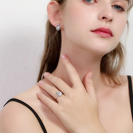 Trend Engagement Hoop Earrings for Women Jewelry