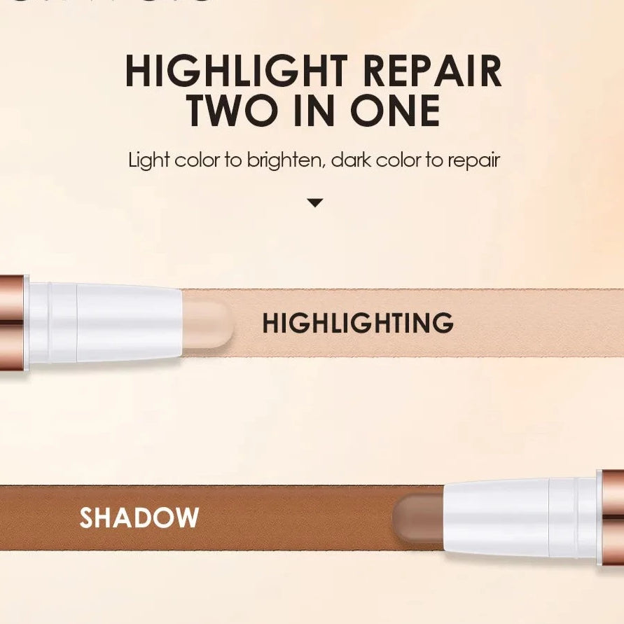 Stick Double Head Contour Pen Matte Finish Shadow Pencil - Premium  from vistoi shop - Just $33.49! Shop now at vistoi shop